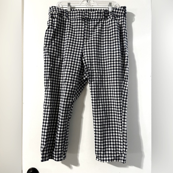 Navy Blue High Wasted Pixie Pants Petite - Picture 1 of 5